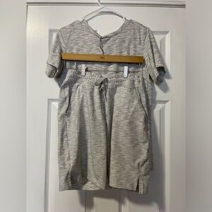 Mondetta Striped Gray Top